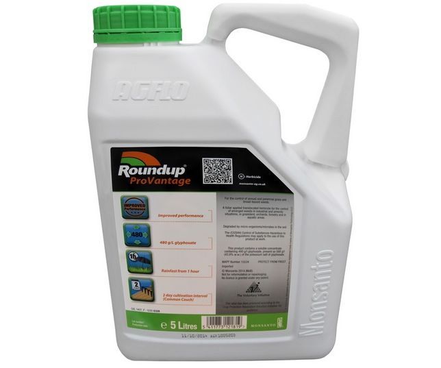 Roundup ProVantage 480 weed killer (5 litre) FR Jones and Son Ltd