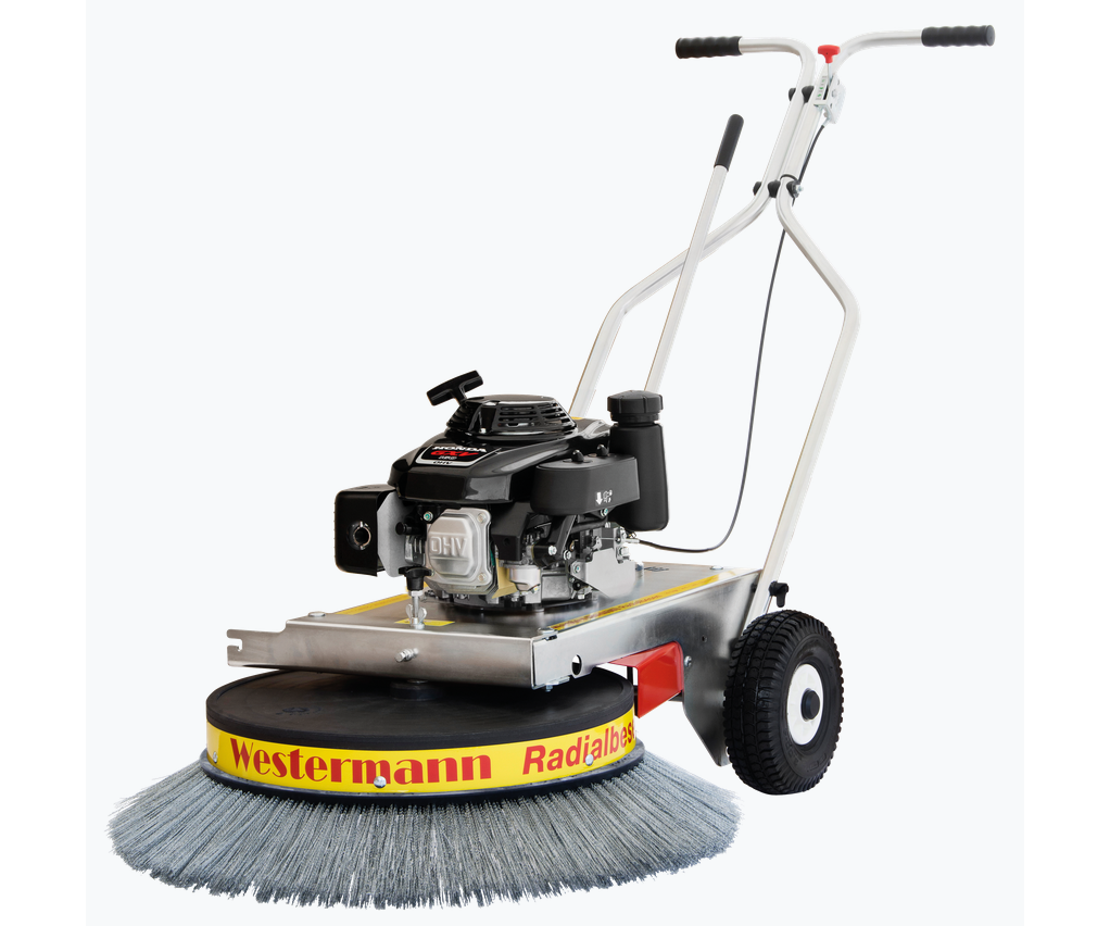 Westermann WR870 petrol moss removal sweeper (Honda GCV engine) FR