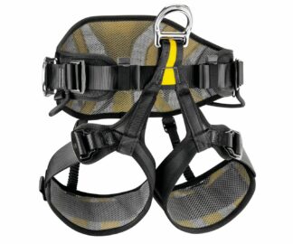 Petzl Avao Sit climbing harness (Black/Yellow)
