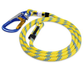 Stein SCE work positioning lanyard with 3 way snap (Yellow)
