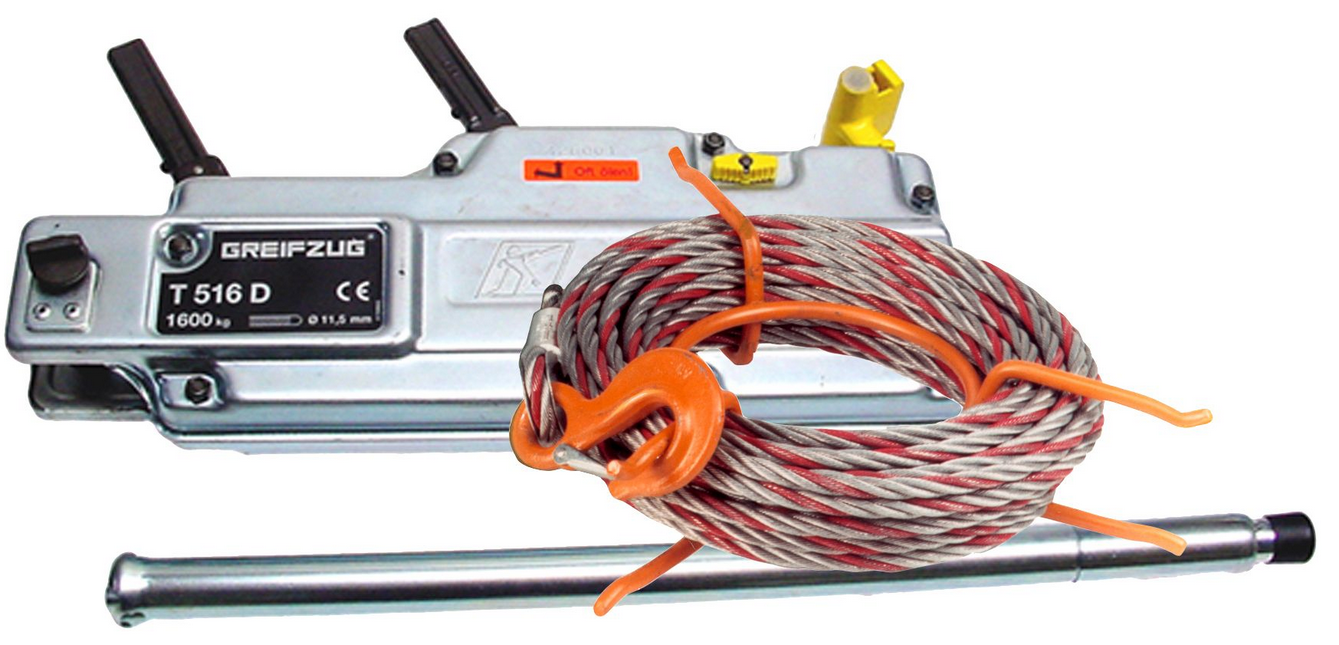 Tirfor T516D winch with 20m cable F.R. Jones & Son