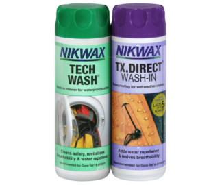 Nikwax Tech Wash & TX.Direct cleaner/waterproofing (Twin-Pack - 300ml)