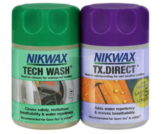 Nikwax Tech Wash & TX.Direct cleaner/waterproofing (Twin-Pack - Single Dose)