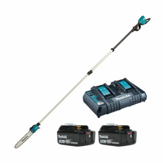 Makita DUA301PT2 Twin 18V LXT Brushless telescopic pole saw (Kit (with 2 x batteries & charger))