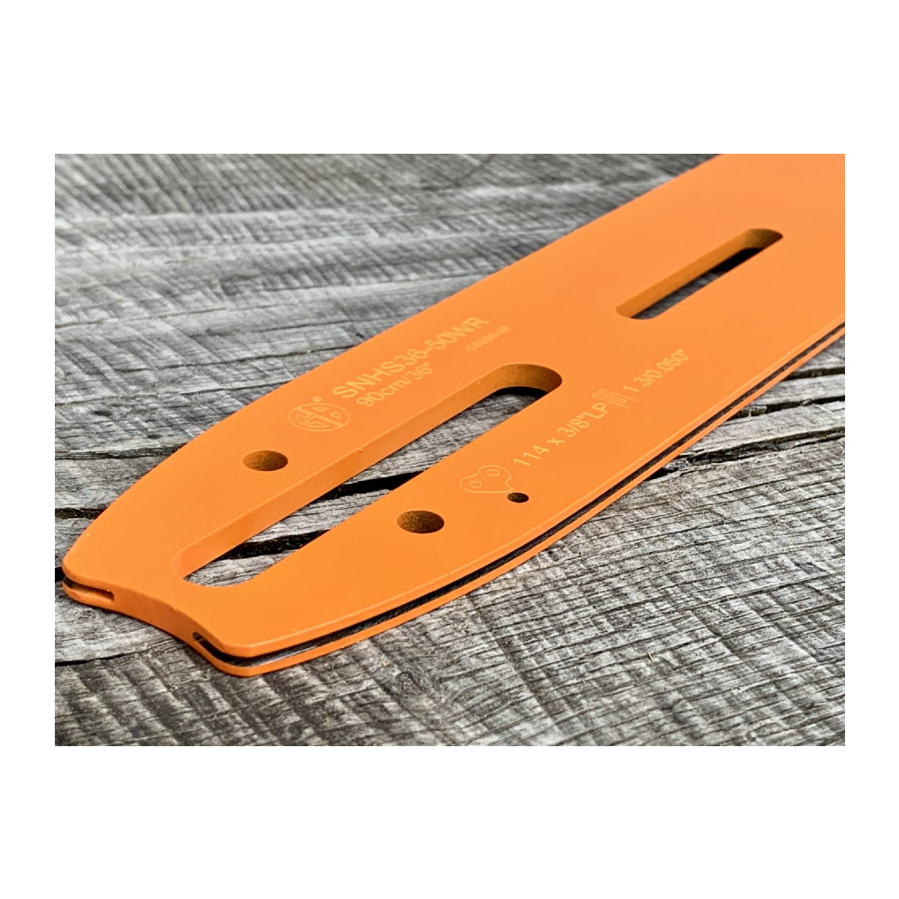 GB 3/8″ .050 Lo Pro milling chainsaw bar with double slot for Panther