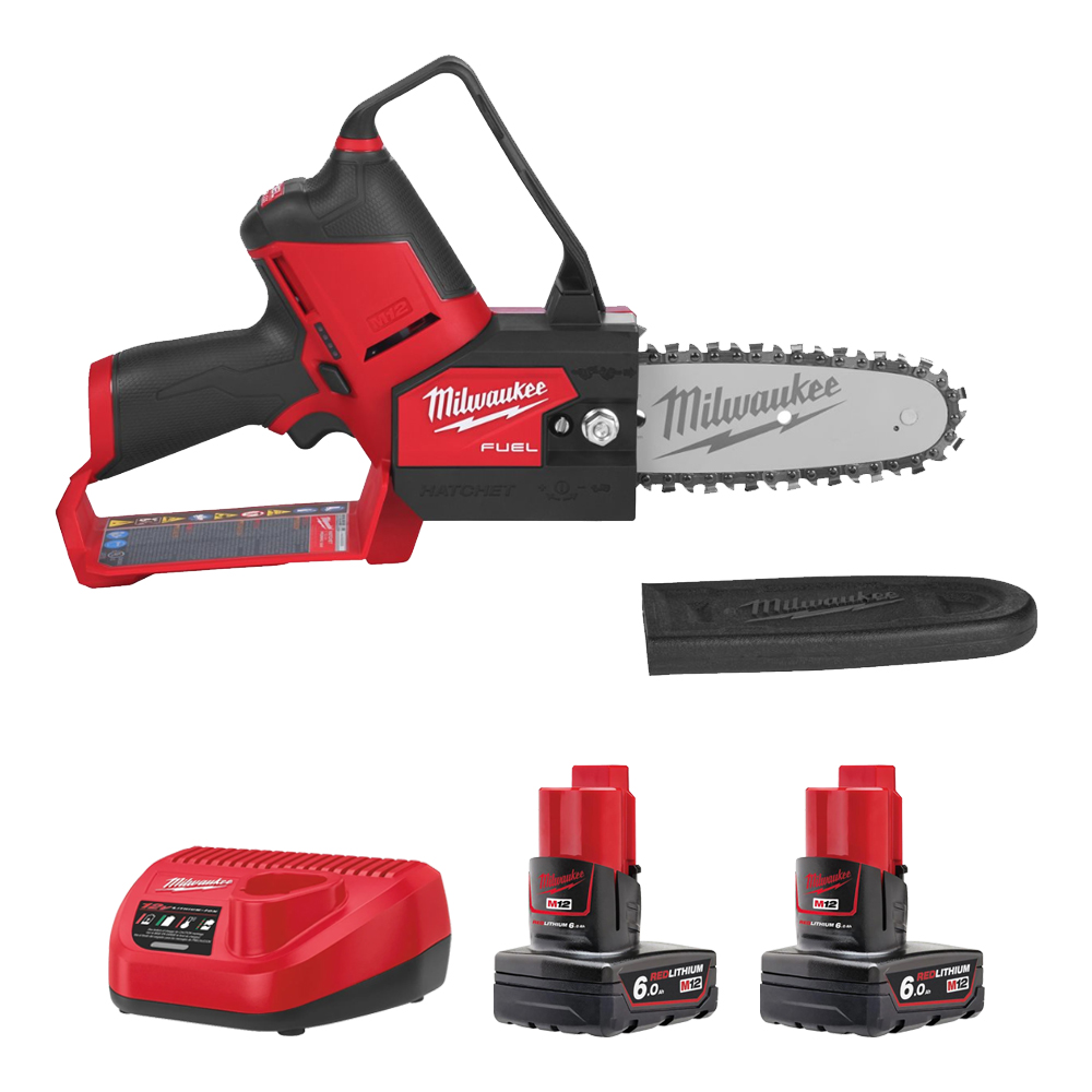 Milwaukee M12 FHS602X 12V Brushless battery hatchet pruning saw (Kit
