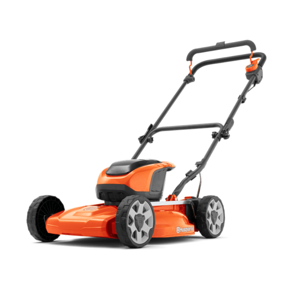 Husqvarna LB 144i battery push four wheeled lawn mower (44cm cut) F.R. Jones & Son