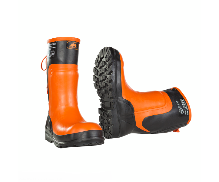 chainsaw protective boots