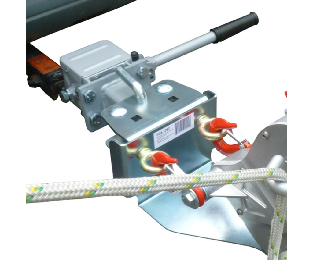 Portable Winch tow ball clamping system FR Jones & Son