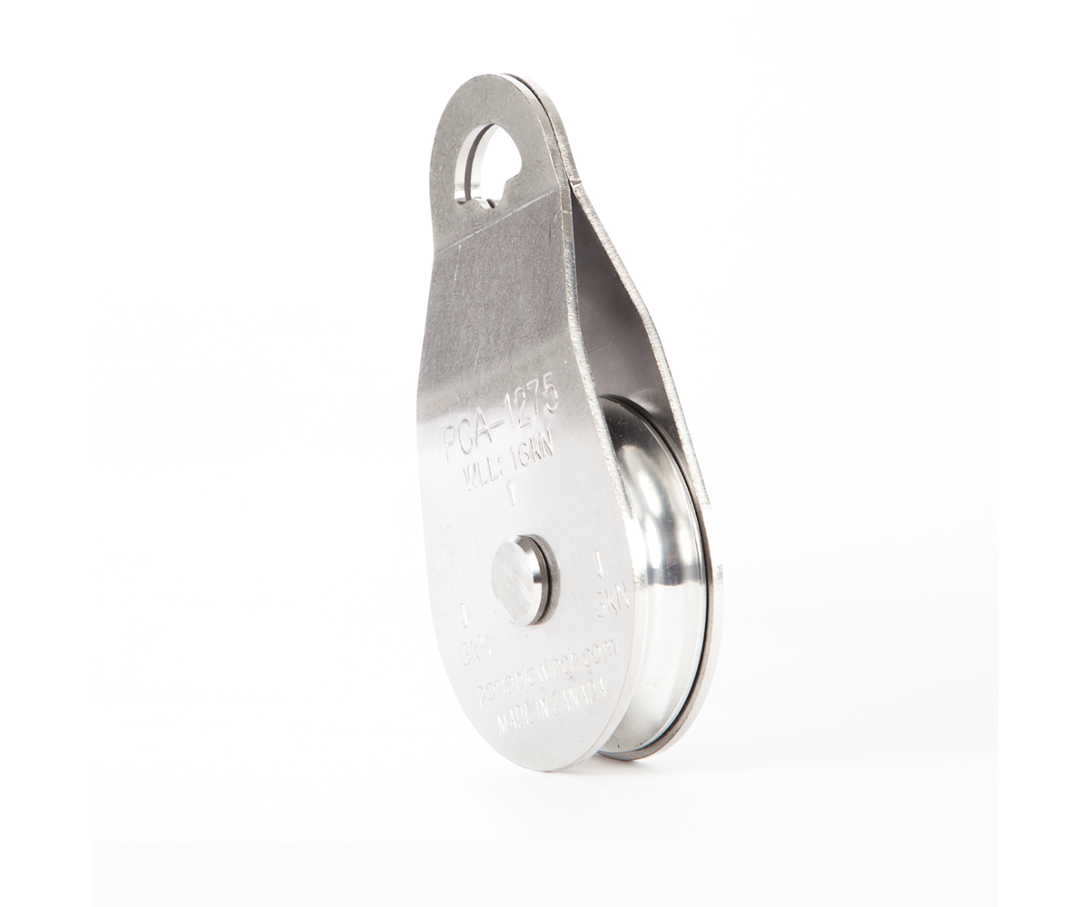 Portable Winch 60kN swing cheek single pulley FR Jones & Son